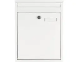 Wandbriefkasten Rottner Como 250 x 320 x 85 mm weiß