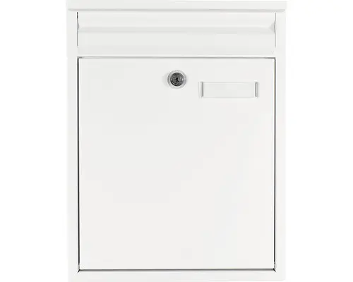 Wandbriefkasten Rottner Como 250 x 320 x 85 mm weiß