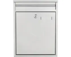 Wandbriefkasten Rottner Como 250 x 320 x 85 mm silber