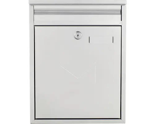 Wandbriefkasten Rottner Como 250 x 320 x 85 mm silber