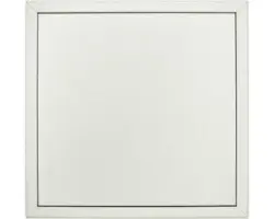 Revisionstür Softline Comfort Stahlblech verzinkt weiss RAL 9016 mit Druckverschluss 15 x 15 cm