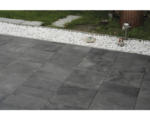Hornbach Beton Terrassenplatte iStone Basic grau-schwarz 40x40x4cm