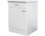 Hornbach Unterschrank Flex Well Palmaria/Wito weiß 60x85x60 cm mit Drehtür