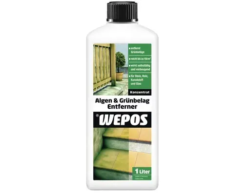 Algen- und Grünbelagentferner Wepos 1 L