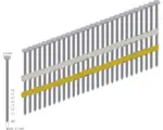Hornbach Rundkopfnägel Prebena Type RK31/90BK 3.000 St.