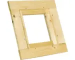 Hornbach Einzelfenster für Gartenhaus beliebige Wandstärke SKAN HOLZ feststehend 40x40 cm, natur