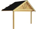 Hornbach Vordach SKAN HOLZ Bern 420 x 212 cm, natur