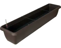 Blumenkasten Geli Aqua Andalucia Kunststoff 100x23x18 cm braun