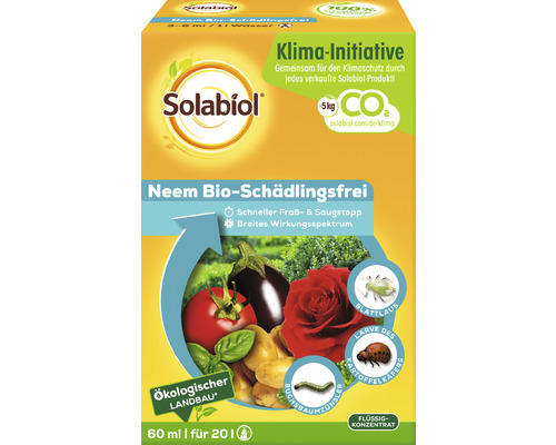 Schädlingsfrei Bio Neem Solabiol Konzentrat, 60 ml Reg.Nr. 2699-907