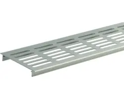 Alu Lüftungsgitter 100x800 mm silber