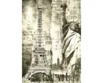 Hornbach Fototapete Papier 908 Tour Eiffel 1-tlg. 175 x 115 cm