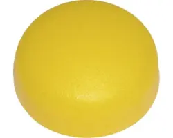 Abdeckkappe für Nummernschild gelb, 100 Stück