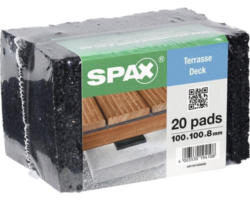 Abstandspad Spax 100x100x8 mm, 20 Stück