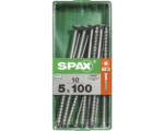 Hornbach Spax Universalschraube Senkkopf Stahl gehärtet T 20, Holz-Teilgewinde 5x100 mm, 10 Stück