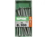 Hornbach Spax Universalschraube Senkkopf Stahl gehärtet T 30, Holz-Teilgewinde 6x100 mm, 10 Stück