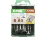 Hornbach Spax Holzbauschraube Hi.Force, Tellerkopf T 30, Holz-Vollgewinde, 6x60 mm, 12 Stück
