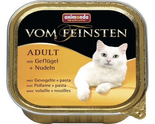 Katzenfutter nass ANIMONDA vom Feinsten Adult mit Geflügel und Nudeln 100 g