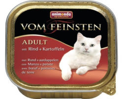 Katzenfutter nass ANIMONDA vom Feinsten Adult mit Rind und Kartoffeln 100 g