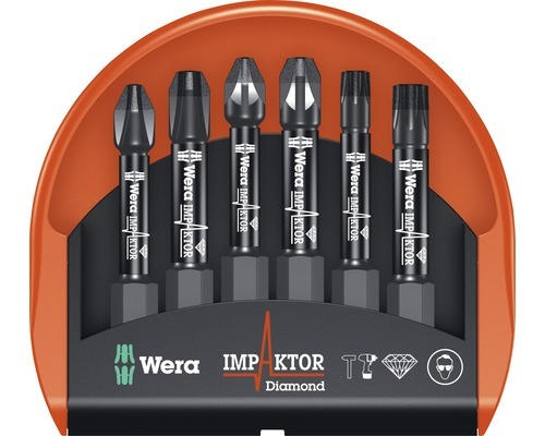 Bitcheck Impaktor Set Mini Wera 6-tlg