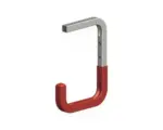 Hornbach Alfer Wand u. Deckenhaken gummiert T 115 x H 160 x T 100 mm, Stahl verzinkt rot
