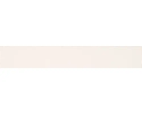 Sockel uni cremeweiß poliert 6 x 60 cm