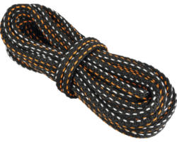 Seil Paraloc Polypropylen (PP) schwarz/orange/weiß Ø 8 mm, 10 Meter