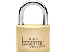 Vorhängeschloss Burg Wächter 400 E 40/2 SB Messing 40 mm