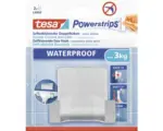 Hornbach 2 er-Haken Tesa Waterproof Zoom weiß matt