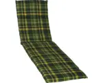 Hornbach Auflage für Liege beo® 190 x 45 cm karo rot/grün