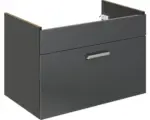 Hornbach Waschbeckenunterschrank Pelipal Mainz 57x80x48 cm ohne Waschbecken anthrazit