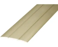 Übergangsprofil Alu Edelstahl matt selbstklebend 38 x 1000 mm