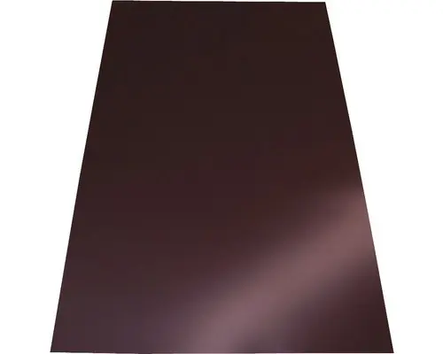 PRECIT Schornsteinblech Schokoladenbraun RAL 8017 1250 x 1000 x 0,5 mm