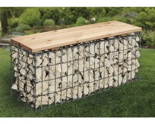 Gartenbank bellissa Gabione 100 x 30 x 46 cm