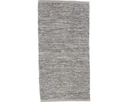 Fleckerl-Teppich Antalya grau 70x140 cm