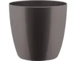 Hornbach Übertopf elho Brussels Diamond Kunststoff Ø 16 H 15 cm grau