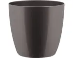 Hornbach Übertopf elho Brussels Diamond Kunststoff Ø 18 H 17 cm grau