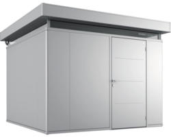 Gerätehaus biohort CasaNova Tür rechts 304 x 404 cm silber-metallic