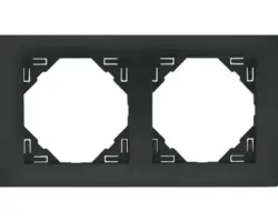 Rahmen 2-fach Logus gray