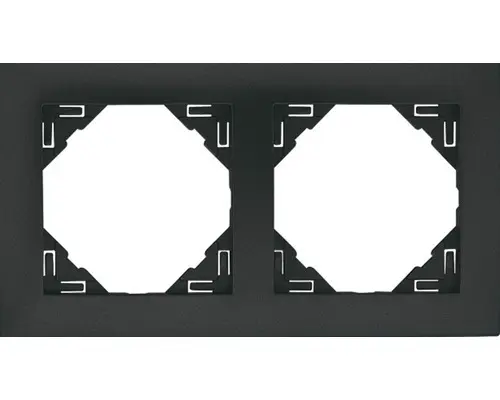 Rahmen 2-fach Logus gray