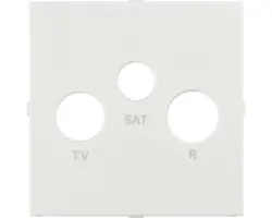 Abdeckung TV/RF/SAT Logus weiß