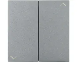 Jalousieschalter Logus silber alu