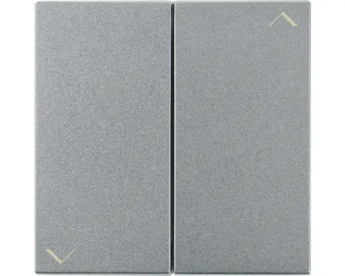 Jalousieschalter Logus silber alu