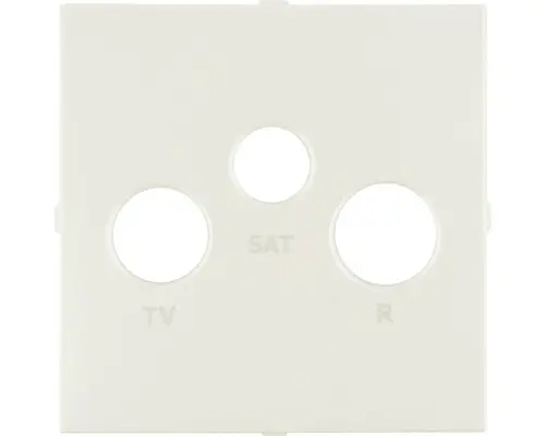 Abdeckung Antenne TV/RF/SAT Logus ice weiß