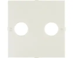 Abdeckung Antenne TV/RF Logus ice weiß