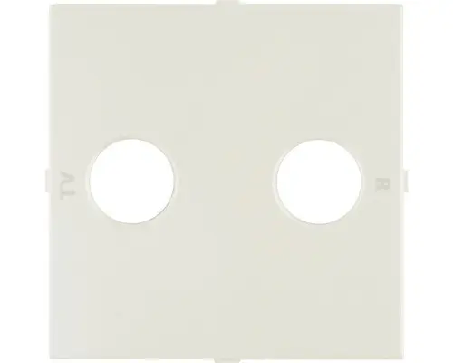 Abdeckung Antenne TV/RF Logus ice weiß