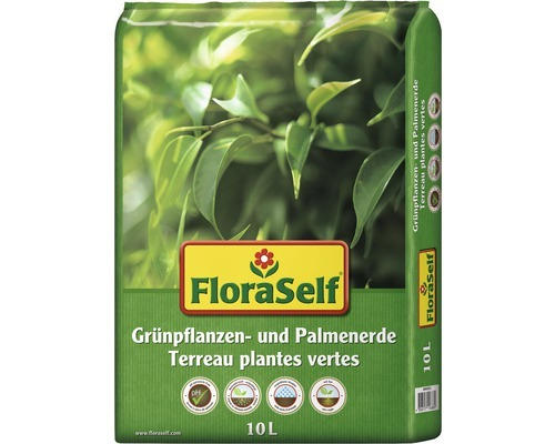 Grünpflanzen- & Palmenerde FloraSelf 10 L