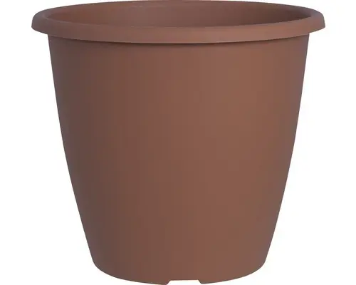 Pflanztopf Geli Nevada Kunststoff Ø 31,5 H 28 cm braun