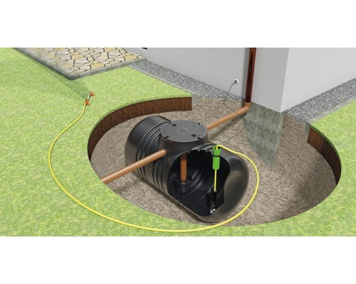 Regenwassernutzungsanlage Greenlife Akzent B 2.100 Liter