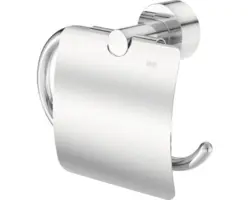 Toilettenpapierhalter Lenz Pisa mit Deckel chrom