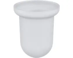 Ersatz WC-Bürstenglas Lenz Flame weiß matt